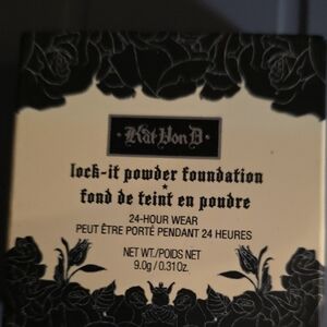 Kat Von D Lock-It Powder Foundation - Deep 66 FULL SIZE